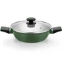 Monix M509900 Pack Batería de Cocina Forest - Cazo 16cm, Cacerolas Bajas 24 y 28cm, Cacerolas 20cm en Acero Inoxidable Apta Inducción